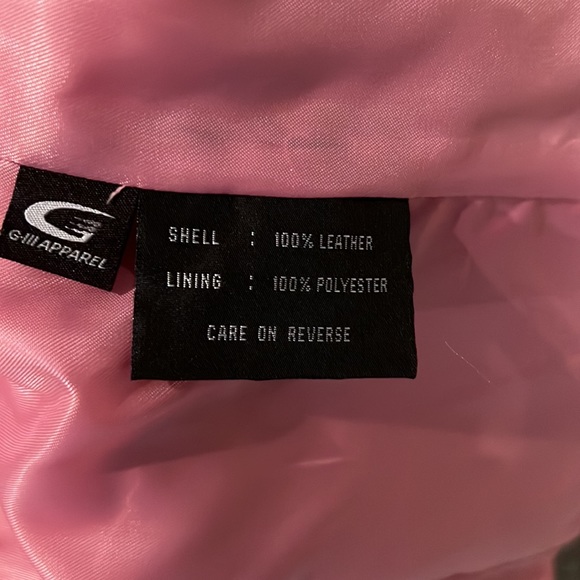 Leather worn once jacket and purse - Picture 2 of 3